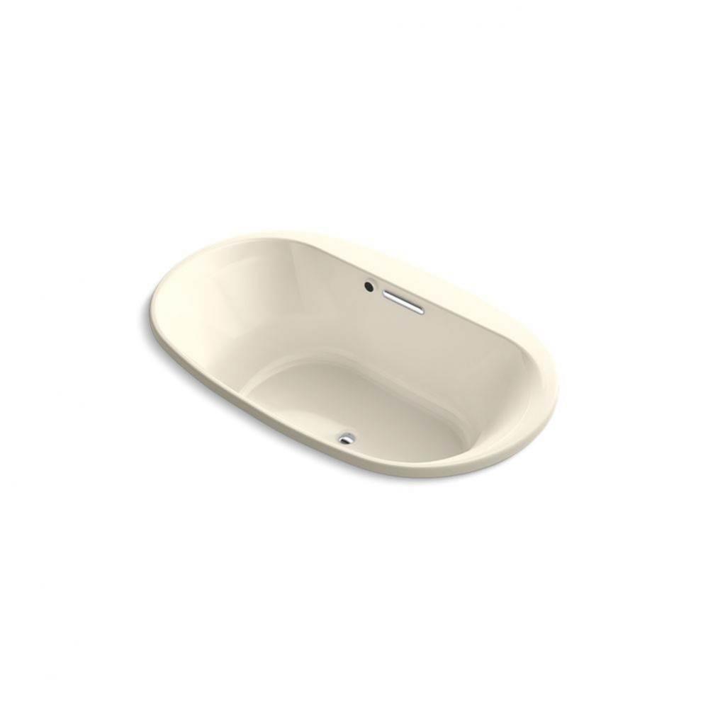 Underscore® Oval 71-1/2'' x 41-1/2'' drop-in bath with Bask® heated