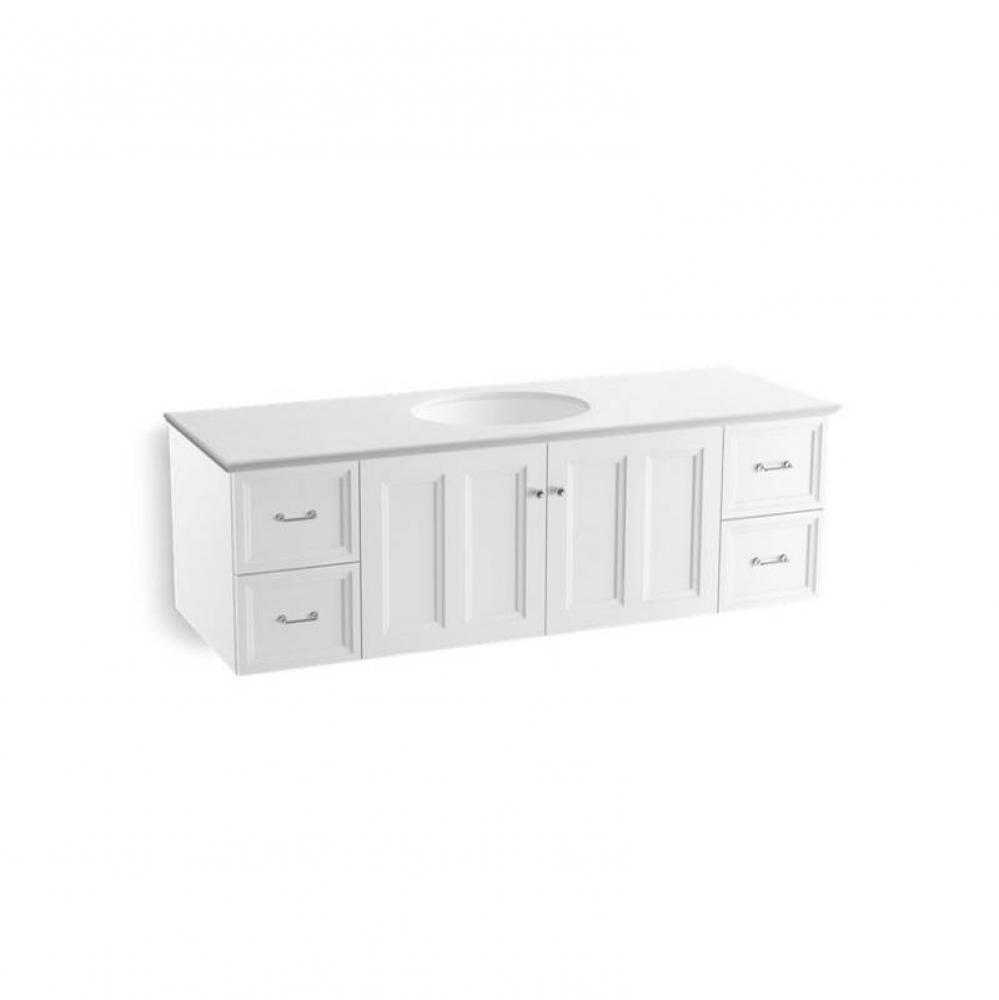 Damask™ Vanity, 60, 2 Door, 2 Drawer