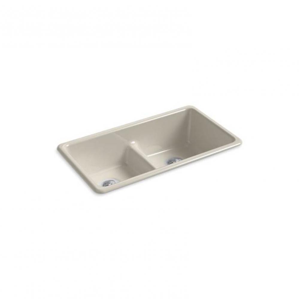 Iron/Tones® 33 Dbl Equal Kitchen Sink