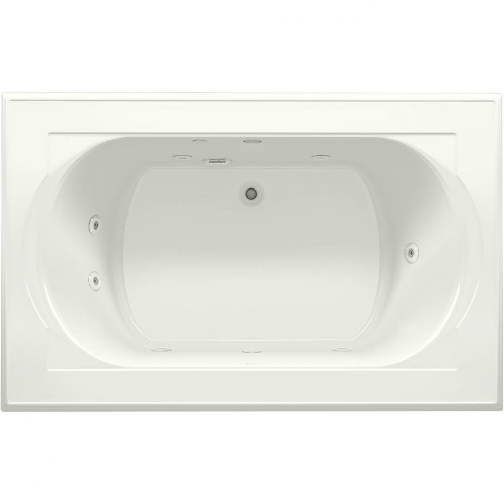 Memoirs® 66'' x 42'' whirlpool bath, drop-in with center rear drain