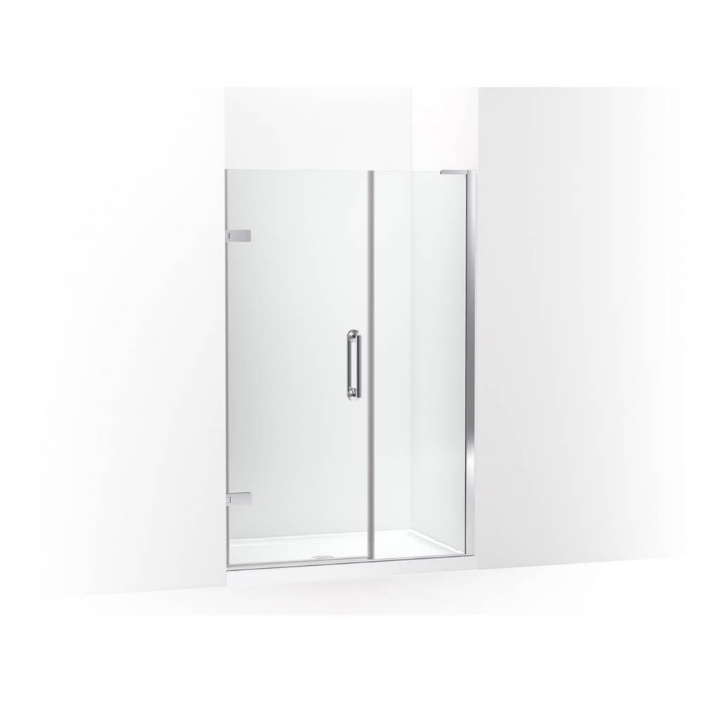 Components™ Frameless pivot shower door, 71-3/4'' H x 45-1/4 - 46'' W, with