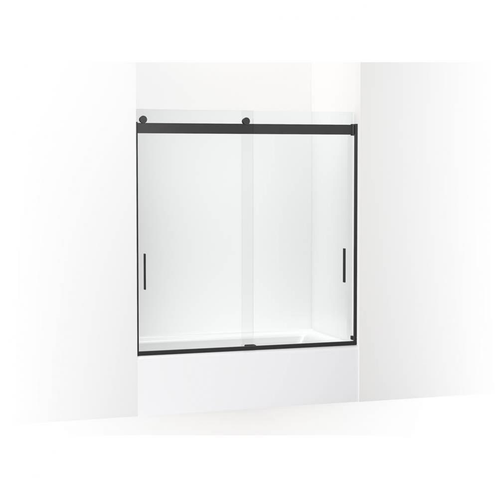 Levity® Sliding bath door, 62'' H x 56-5/8 - 59-5/8'' W, with 5/16'&