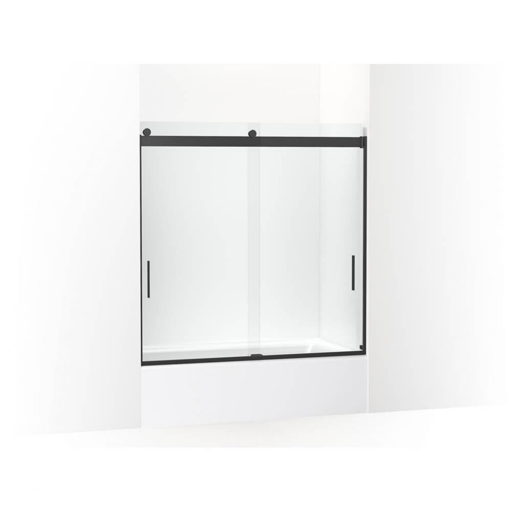 Levity® Sliding bath door, 59-3/4'' H x 56-5/8 - 59-5/8'' W, with 1/4&apo