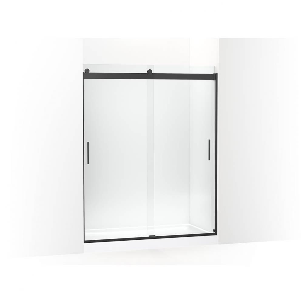 Levity® Sliding shower door, 74'' H x 56-5/8 - 59-5/8'' W, with 5/16&apos