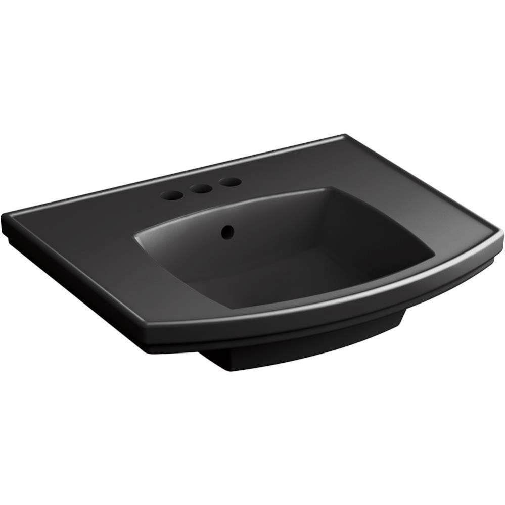 Kelston® Pedestal bathroom sink with 4'' centerset faucet holes