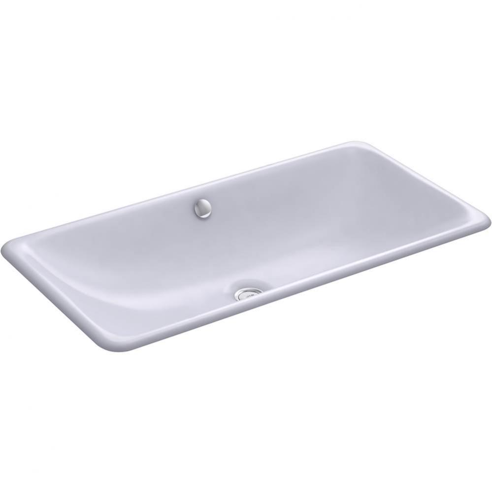 Iron Plains® Trough Rectangle Drop-in/undermount bathroom sink