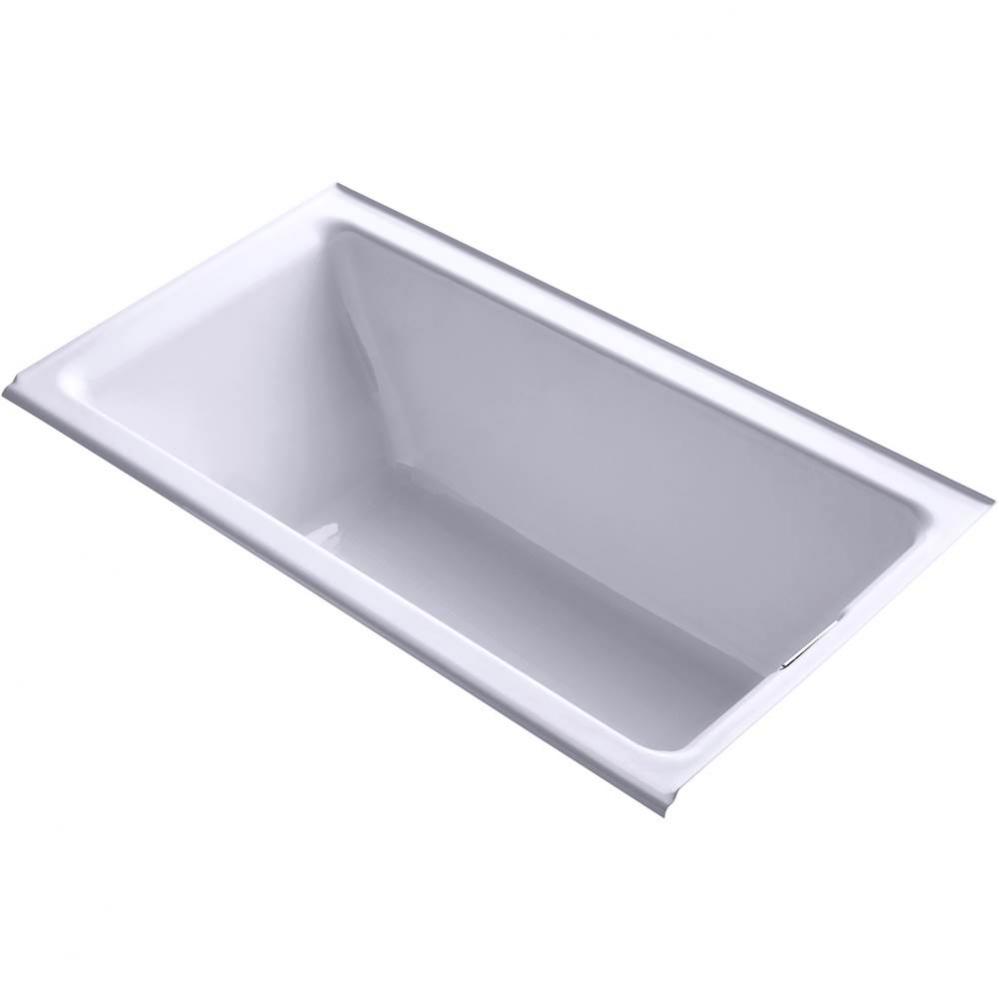 Tea-for-Two 66'' x 36'' alcove bath with integral flange and right-hand drain