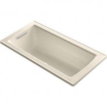 Kohler 1947-GHW-47 - Archer® 60'' x 30'' drop-in Heated BubbleMassage™ air bath with Bask&#x