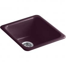 Kohler 6584-PLM - Iron/Tones® 17'' x 18-3/4'' x 8-1/4'' Top-mount/undermount sing