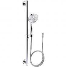 Kohler 22177-CP - Forte® 2.5 gpm multifunction handshower kit with Katalyst® air-induction technology