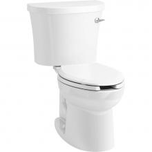 Kohler 25087-SSRA-0 - Kingston™ Two-piece elongated 1.28 gpf toilet with right-hand trip lever and antimicrobial finis