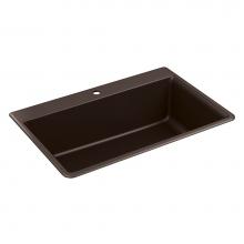 Kohler 8437-1-CM2 - Kennon® 33'' x 22'' x 10-1/8'' Neoroc® top-mount/undermoun