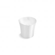 Kohler 20703-N-0 - Veil™ Tall Vessel/pedestal bathroom sink without overflow