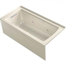 Kohler 1947-XGHLA-47 - Archer® 60'' x 30'' integral apron Heated BubbleMassage™ air bath and w