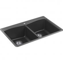 Kohler 8185-1-CM7 - Kennon® 33'' x 22'' x 9-5/8'' Neoroc® top-mount/undermount