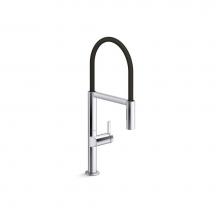 Kohler 28267-CP - Components® Semi-professional kitchen sink faucet with two-function sprayhead