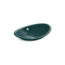 Kohler 5403-PAT-17 - Iron Plains® 20-3/4'' oval vessel bathroom sink