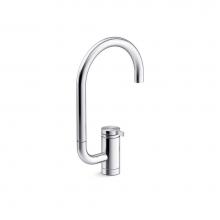 Kohler 28277-CP - Components® Single-handle bar sink faucet with two-function extended-reach spout