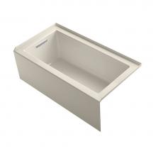 Kohler 1957-LA-G9 - Underscore 60 In. x 32 In. Alcove Bath with Integral Apron, Integral Flange and Left-Hand Drain