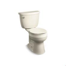 Kohler 3887-U-47 - Cimarron® Comfort Height® Two-piece round-front 1.28 gpf chair height toilet with insula