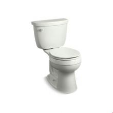 Kohler 3887-U-NY - Cimarron® Comfort Height® Two-piece round-front 1.28 gpf chair height toilet with insula