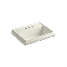 Kohler 2991-4-96 - Tresham® Rectangle Drop-in bathroom sink with 4'' centerset faucet holes