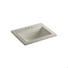 Kohler 2337-4-G9 - Memoirs® Stately Drop-in bathroom sink with 4'' centerset faucet holes