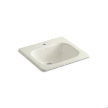 Kohler 2895-1-96 - Tahoe® Drop-in bathroom sink with single faucet hole