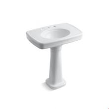 Kohler 2347-8-0 - Bancroft® 30 Pedestal Lav, 8 Centers