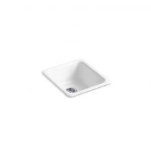 Kohler 6584-0 - Iron/Tones® 17'' top-/undermount single-bowl bar sink