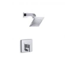 Kohler T14665-4-CP - Loure® Rite-Temp® shower trim kit with push-button diverter, 2.5 gpm