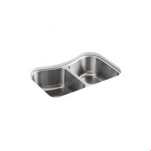 Kohler 3899-NA - Staccato™ 31-5/8'' x 19-9/16'' x 8-3/8'' Undermount double-equal k