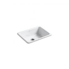 Kohler 6585-0 - Iron/Tones® 24-1/4'' top-/undermount single-bowl bar sink