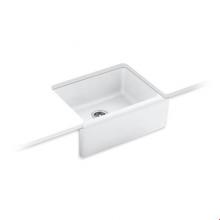 Kohler 6573-5U-0 - Alcott™ 25-1/4'' x 22'' x 8-5/8'' undermount single-bowl farmhouse