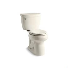 Kohler 3851-U-47 - Cimarron® Comfort Height® Two-piece round-front 1.28 gpf chair height toilet with insula