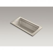 Kohler 1949-W1-G9 - Archer® Bask™ Drop-In Whirlpool, 55''