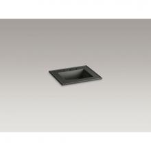 Kohler 2777-8-G88 - Ceramic/Impressions® 25'' rectangular vanity-top bathroom sink with 8'' w