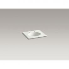 Kohler 2791-8-G82 - Ceramic/Impressions® 25'' oval vanity-top bathroom sink with 8'' widespre