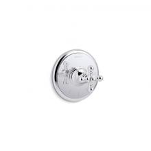 Kohler T72769-3-CP - Artifacts® MasterShower® temperature control valve trim with cross handle