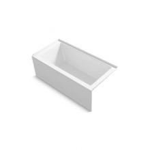 Kohler 20201-ZY-0 - Underscore® Rectangle 60'' x 30'' alcove bath with integral apron, integr