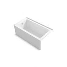 Kohler 20201-ZZ-0 - Underscore® Rectangle 60'' x 30'' alcove bath with integral apron, integr