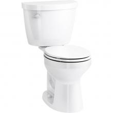 Kohler 31644-0 - Cimarron Comfort Height Two-piece Round-front 1.28 Gpf Toilet With Revolution 360 And Continuouscl