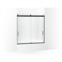 Kohler 706163-L-BL - Levity® Sliding bath door, 62'' H x 56-5/8 - 59-5/8'' W, with 5/16'&