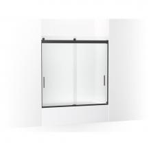 Kohler 706001-D3-BL - Levity Sliding Bath Door, 59-3/4-in H X 54 - 57-in W, with 1/4-in Thick Frosted Glass