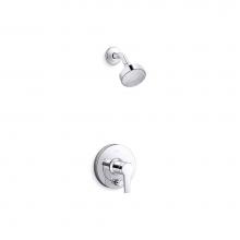 Kohler T49990-4Y-CP - Pitch® Rite-Temp® shower trim kit with push-button diverter, 2.5 gpm