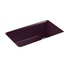 Kohler 5871-5UA3-PLM - Riverby® 33'' x 22'' x 9-5/8'' Undermount single-bowl workstati