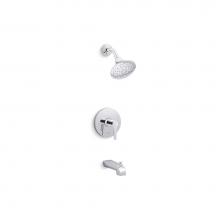 Kohler TS97074-4Y-CP - Pitch® Rite-Temp® bath and shower trim kit, 2.5 gpm