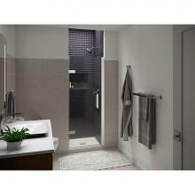 Kohler 27576-10L-SHP - Composed™ Frameless pivot shower door, 71-5/8'' H x 27-5/8 - 28-3/8'' W, wit