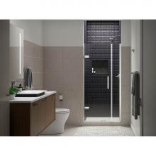 Kohler 27588-10L-SHP - Composed™ Frameless pivot shower door, 71-9/16'' H x 33-5/8 - 34-3/8'' W, wi