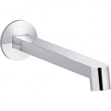 Kohler T23889-CP - Components® Wall-mount bathroom sink faucet spout with Row design, 1.2 gpm